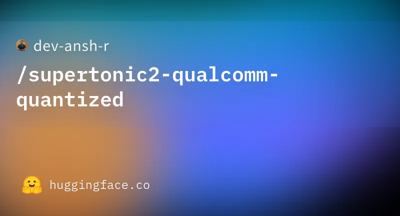 Quantized model running on edge silicon